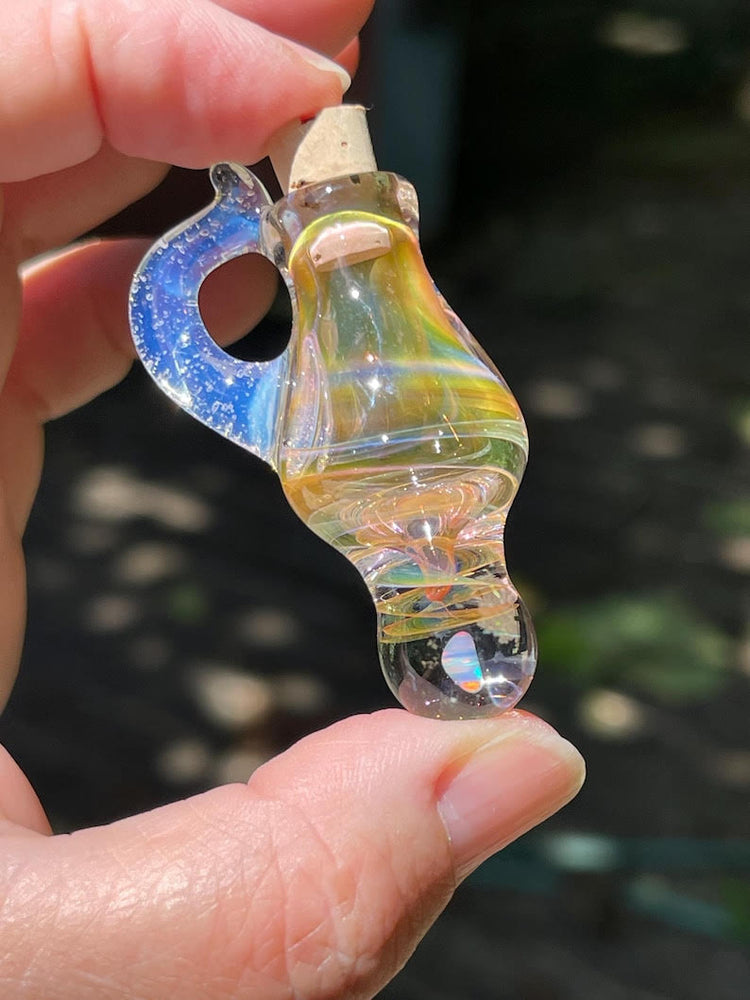 Handmade Glass Bottle Necklace #1